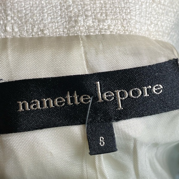 Vintage 90s Y2K Linen Blend Skirt Set with Jacket Blazer - Picture 7 of 10